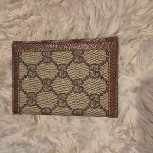 Gucci GG Monogram Card Holder Wallet